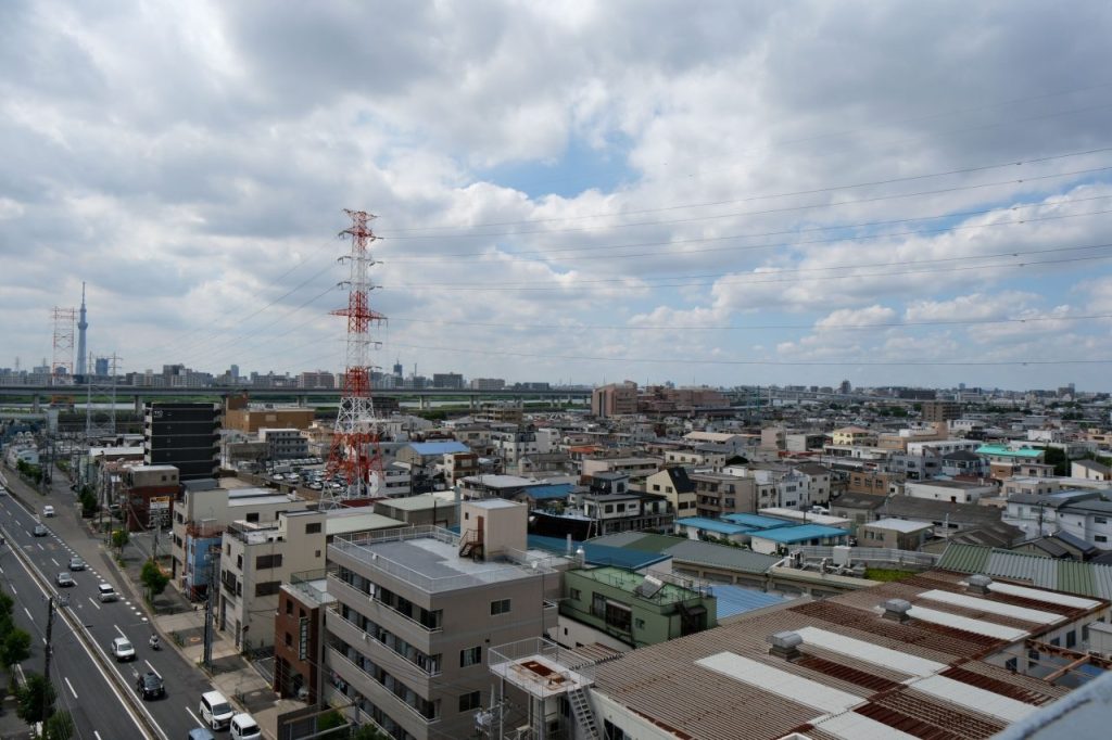 法政大学 船堀寮からの景色