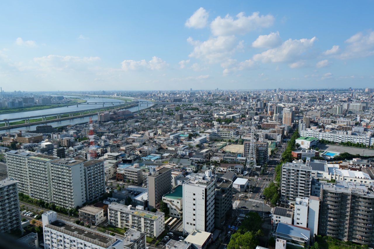 船堀タワーからの景色