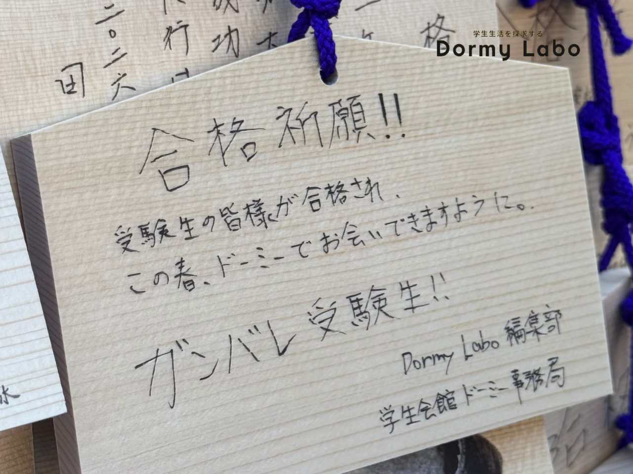 ドーミーラボ編集部で合格祈願に行ってきました！がんばれ受験生！